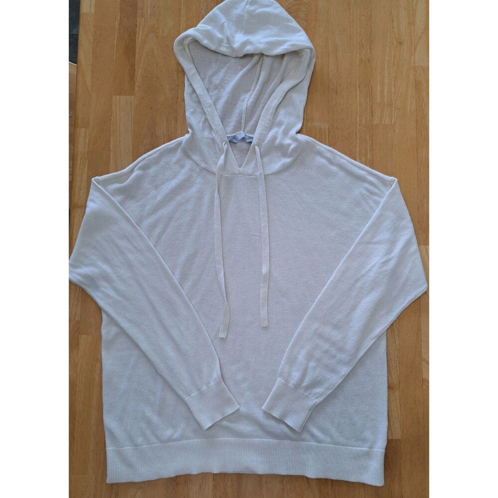 Members Mark Cashmere Blend Hoodie Ivory Luxury Collection Women's Size Medium